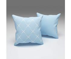 Eren Home Housse de Coussin (sans Coussin), Multicolore, 43 x 43 cm