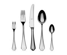 MEPRA 30Â piÃ¨ces Dolce Vita, Set de Couverts en Acier Inoxydable, Argent, 29Â x 11.5Â x 12Â cm