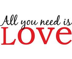 Wallpops Sticker mural imprimÃ© All You Need Is Love