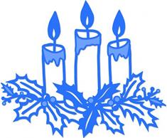 Kaisercraft Bougie Centre de Table dÃ©coratif Die, Gris