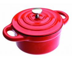 Ibili 725910R Mini cocotte rond rouge 10x4,5 cm