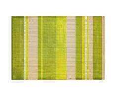 dÃ©corline set de table 32x47cm pvc silky raye vert