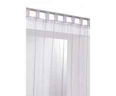 Rideaudiscount Voilage Passants 140x240 cm Mauve Lumiere