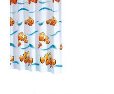Ridder 33384S-350 Clown Rideau de douche vinyle 180 x 200 cm Bleu/orange