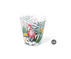 Excelsa 61979Â Set de Verres Ã Eau, Multicolore, 6Â unitÃ©s