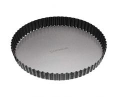 Kitchen Craft KCMCHB100 Plat Quiche, Acier au Carbone, Gris, 28 x 28 x 18 cm