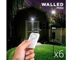 Omnidomo Walled Spot avec télécommande Blanc 8,5 x 2 x 8,5 cm