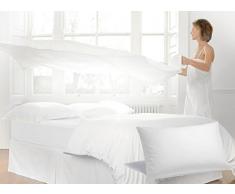Charlotte Thomas Drap plat Percale 228cm x 254cm Blanc