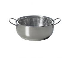 Molecuisine Friteuse excÃ¨lsa, INOX, diamÃ¨tre 24Â cm, Argent