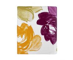 Essix - Housse de couette Poème Satin de coton Blanc 140 x 200 cm