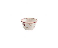 Villeroy & Boch Toys Delight Coupelle pour sauce, Porcelaine Premium, Blanc/Rouge