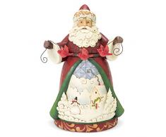 Enesco 6004137 Figurine Pere Noel, RÃ©sine, Multicolore, 23,5cm