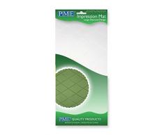 PME IM183 Tapis à Motif Losanges, Plastique, Transparent, 15 x 1 x 30,5 cm