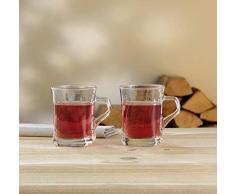 Bohemia Cristal 093 006 130 Lot de 4 Verres Ã vin Chaud 240 ML