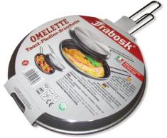 Frabosk Double Poêle à Griller, Antiadhérent, Aluminium, 30 cm