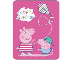 CTI Plaid, Polyester, Blanc, 110x140 cm