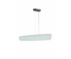 Massive Latu Suspension 2 x 23 W 230 V Acier Brossé