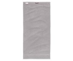 TOM TAILOR Serviette de Douche Unie en Tissu éponge 100111/900/770, Coton, Silver, 80 x 200 cm