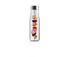 EVA SOLO 567483 Carafe à Eau avec Infuseur à Fruits INOX 1 L Verre 35 x 30 x 25 cm