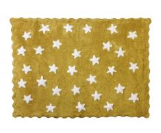 Aratextil Eden Tapis Enfant, Coton, Moutarde, 120Â x 160Â cm