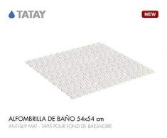 Tatay 5511301 Tapis de Douche 54X54 cm Opaque Plastique Pergamon 54x54x1 cm