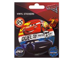 Pyramid International Cars 3Â (Duel pour la Piston Cup) Stickers muraux en Vinyle, Papier, Multicolore, 10Â x 12.5Â x 1.3Â cm