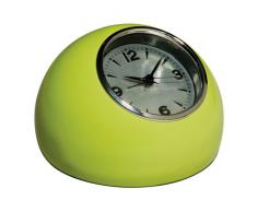 Premier Housewares 2200440 Horloge/RÃ©veil de Table RÃ©tro en MÃ©tal Vert Lime