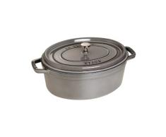 Staub 1103118 Cocotte Ovale Gris Graphite 31 cm
