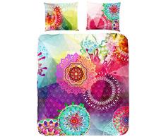 HIP Esplanade Parure de Couette, Coton, Multicolore, 220x240x1 cm