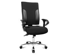 Topstar tf29usTF29US100100 Chaise de bureau pivotante, Two 20 dDeluxe avec accoudoirs réglables Europe U2 OPA, Housse Revêtement en tissu