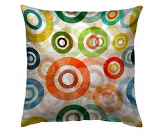 Zebra Textil 48619Â Housse de Coussin Digital Plastique Multicolore 50Â x 50Â x 0,5Â cm