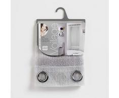 douceur dintÃ©rieur panneau a oeillets 140x240 cm voile 11070 argent