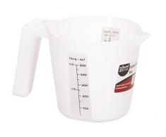 Wham Design Verre doseur en Plastique, Plastique, weiÃ, 8 x 12 x 10 cm