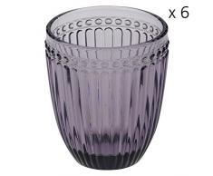 Anton Studio Designs Loire Service de 6 Verres Ã Whisky Violet