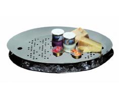 Mepra 230558GS Bol Oval avec Grill cm 46X31 Uno Ice