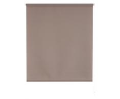 Blindecor Ara Store Enrouleur Transparent Uni 140 X 250 cm Blanc Ivoire