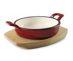 Lacor 25858 25858 Casserole Ronde Dégradé Rouge 16 cm Aluminium