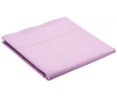 AmazonBasics Everyday Drap plane en coton 100%, 180 x 260 cm - Lilas