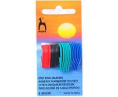 GÃ©nÃ©rique P60638 Marqueurs Ã point anneau plat, Plastique, Multicolour, 8 x 4,7 x 9,8 cm