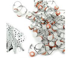 Duhalle 931 40 Bouchons mÃ©caniques tÃªtes Type Porcelaine, Plastique, Blanc, 7 x 22 x 18 cm