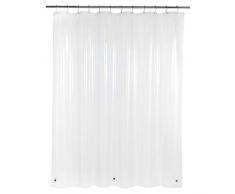 AmazonBasics Rideau de douche en PEVA LÃ©ger Transparent 183 x 200 cm