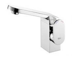 Bisk Futura de Robinet Mélangeur à Levier Unique pour lavabo Chrome 8 x 21 x 17,5 cm