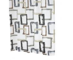 Ridder Pattern 32388S-350 Rideau de douche avec oeillets Marron 180 x 200 cm