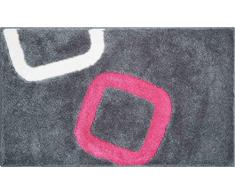Grund AROLO Badteppich 60x100 cm Pink Tapis de Bain, Fibres synthÃ©tiques, Rose Bonbon, 60 x 100 x 2,4 cm