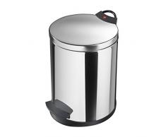 Hailo 0704-039 T2.4 Poubelle à Pédale pour Salle de Bains