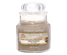 Yankee Candle bougie petite jarre « Bois flotté », marron