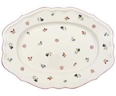 Villeroy & Boch Petite Fleur Plat de service, 44 cm, Porcelaine Premium, Blanc/Multicolore