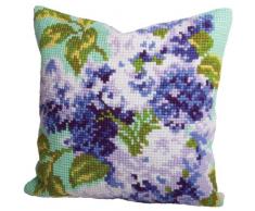 Collection Dart CD5065 collection dArt 40 x 40 cm Double Lilac Kit Point de Croix Coussin, Coton, Multicolore, 13,7 x 2,8 x 5,8 cm
