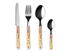 Excelsa Dripping Service de 24 couverts en acier inoxydable 18/0