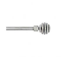 STEPHANOISE Kit Tringle A Rideaux Extensible Design Sphérique 10mm, Ecru/Or, Taille 40 à 60